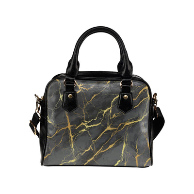 Marble Pattern Print Design 02 Shoulder Handbag