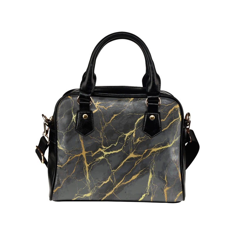 Marble Pattern Print Design 02 Shoulder Handbag