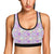 Unicorn Rainbow Star Heart Print Sports Bra