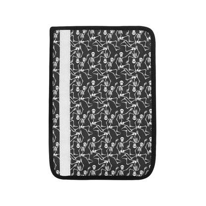 Skeleton Themed Print Car Seat Belt Cover