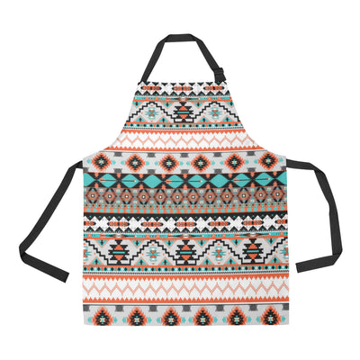 Tribal Aztec Indians pattern Apron with Pocket