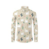 Llama Cactus Pattern Print Design 09 Men's Long Sleeve Shirt