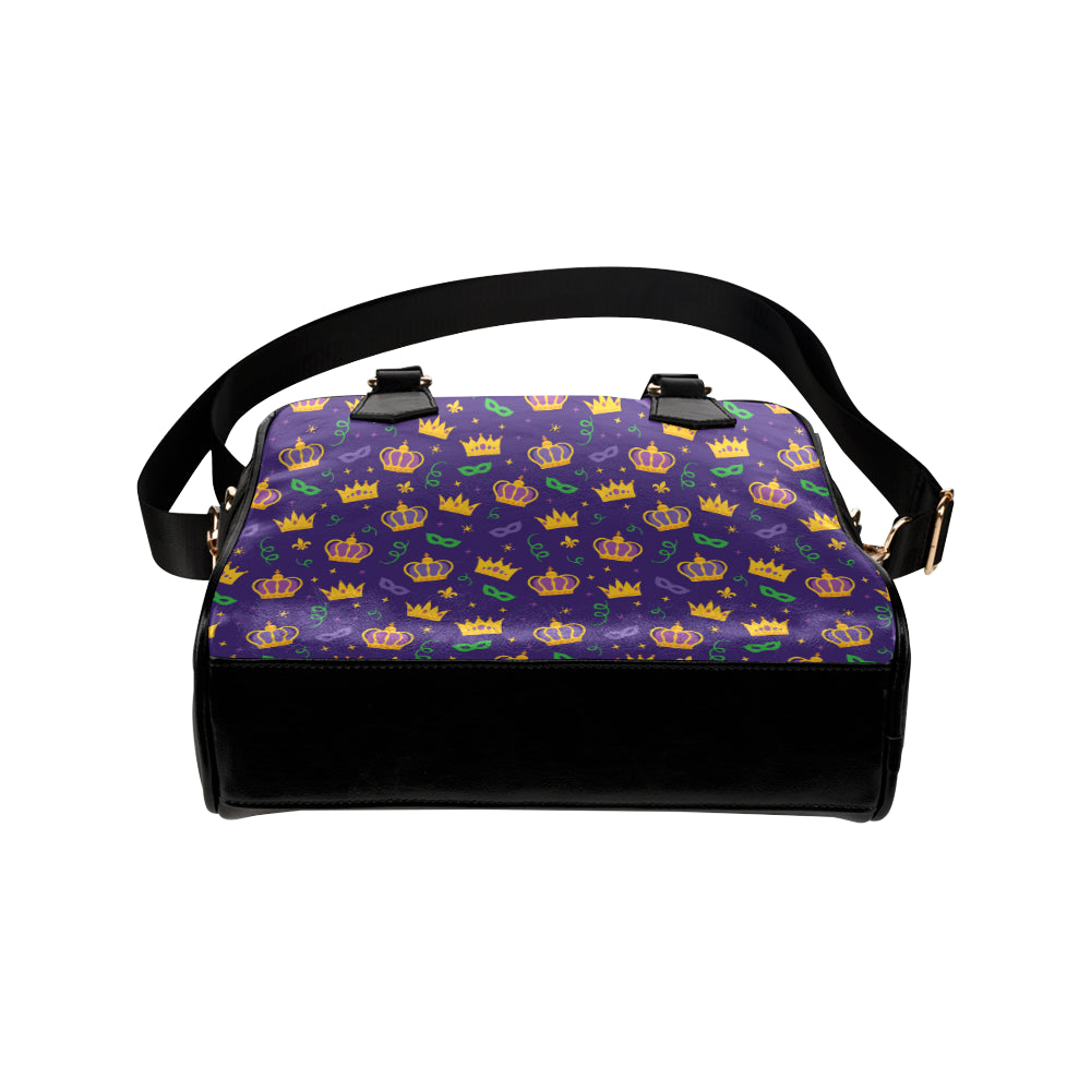 Mardi Gras Pattern Print Design 03 Shoulder Handbag