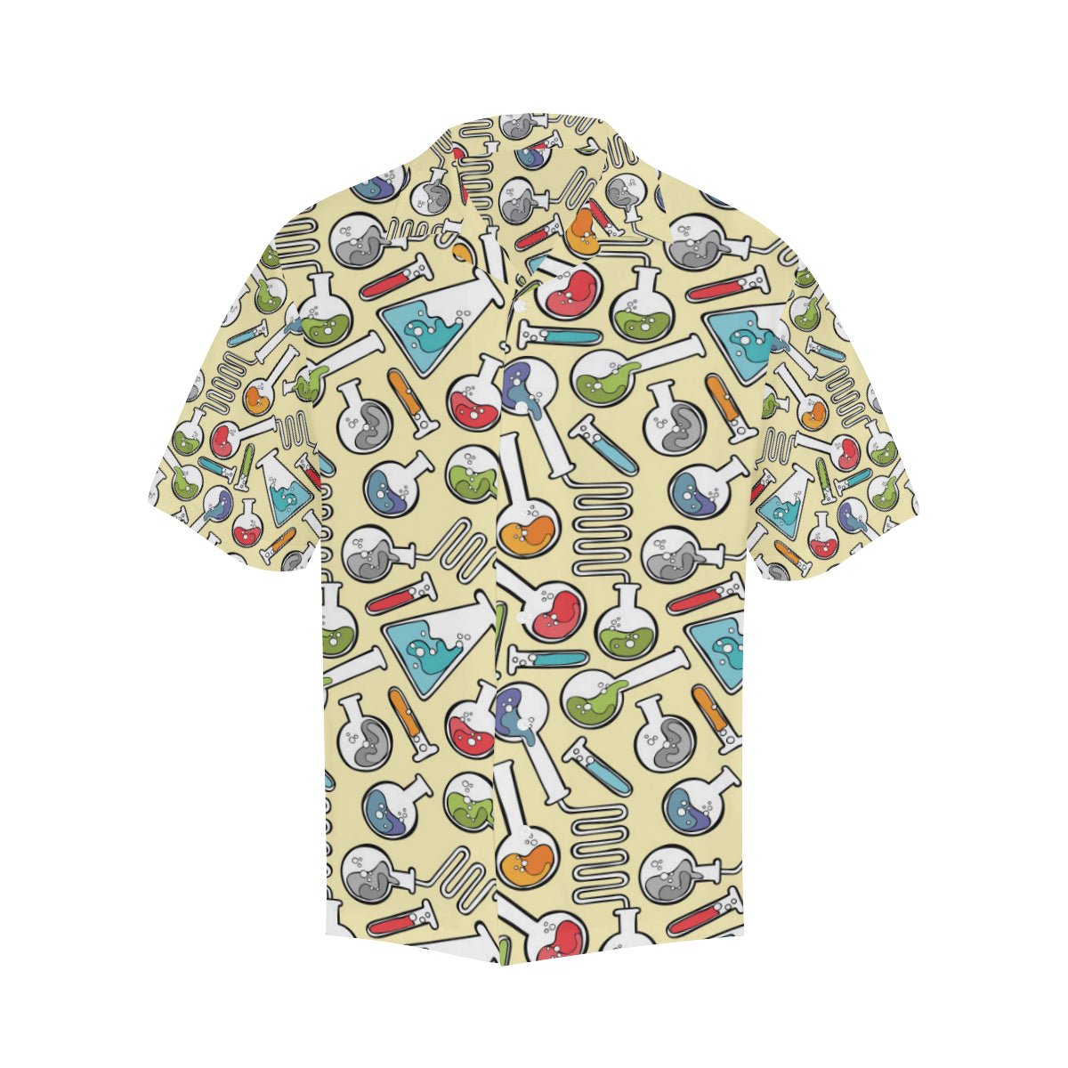 Chemical Pattern Print Design 04 Men's Hawaiian Shirt