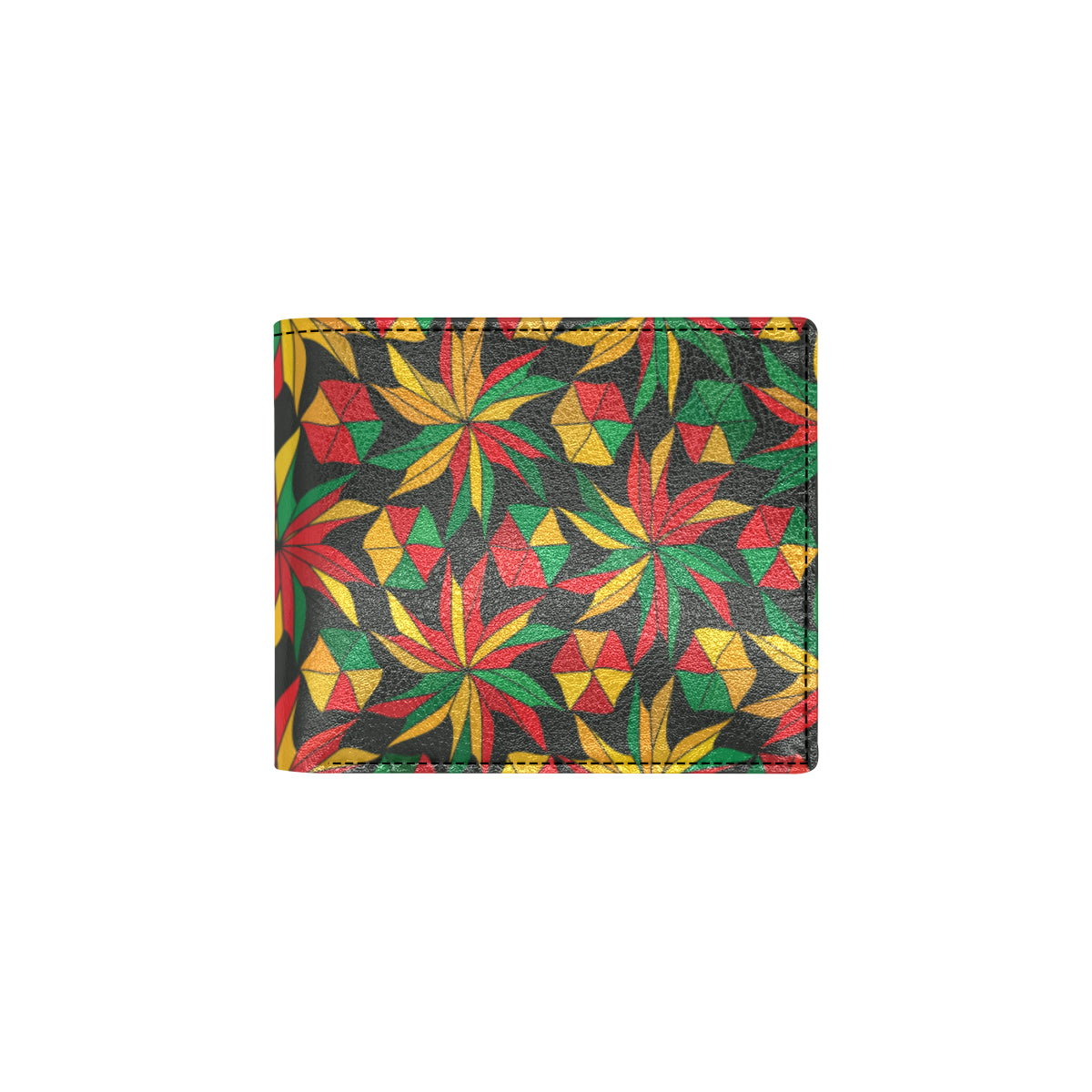 Rastafarian Pattern Print Design A03 Men's ID Card Wallet