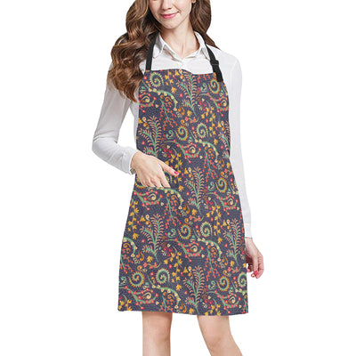 Bohemian Pattern Print Design 08 Apron with Pocket