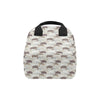 Sea Turtle Pattern Print Design T07 Insulated Lunch Bag