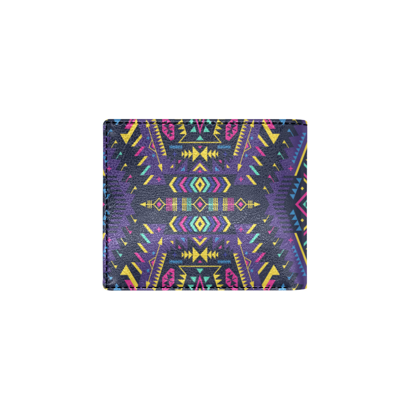 Aztec Pattern Print Design 07 Men's ID Card Wallet