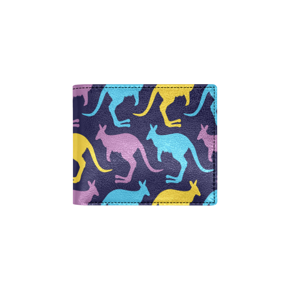 Kangaroos Pattern Print Design 02 Men's ID Card Wallet