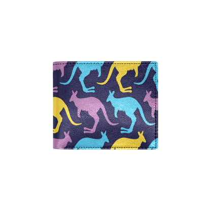Kangaroos Pattern Print Design 02 Men's ID Card Wallet