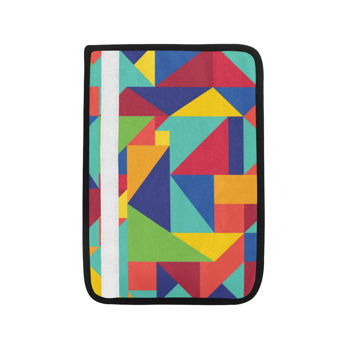 Mosaic Pattern Print Design 01 Car Seat Belt Cover