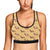 Dachshund Pattern Print Design 07 Sports Bra