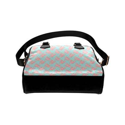 Bacon Pattern Print Design 04 Shoulder Handbag