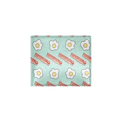 Bacon Sausage Pattern Print Design 01 Men's ID Card Wallet