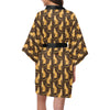 Cheetah Pattern Print Design 03 Women's Short Kimono