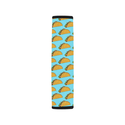Taco Pattern Print Design TC03 Car Seat Belt Cover