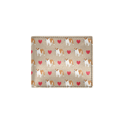 Bulldogs Pattern Print Design 02 Men's ID Card Wallet