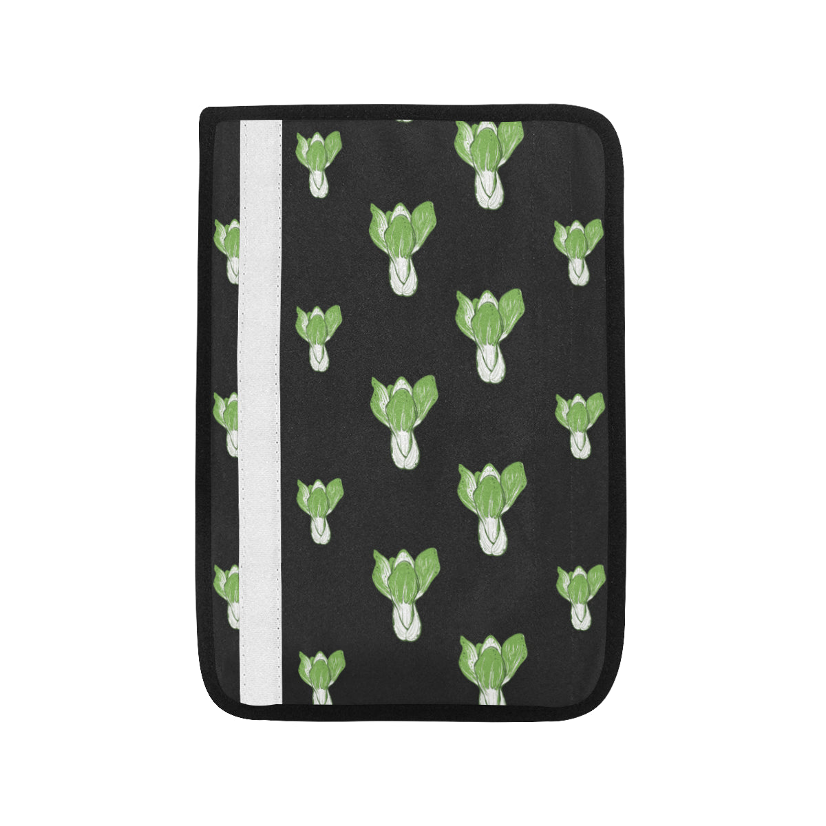 Kale Pattern Print Design 02 Car Seat Belt Cover