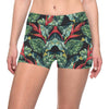 Bird Of Paradise Pattern Print Design BOP06 Yoga Shorts