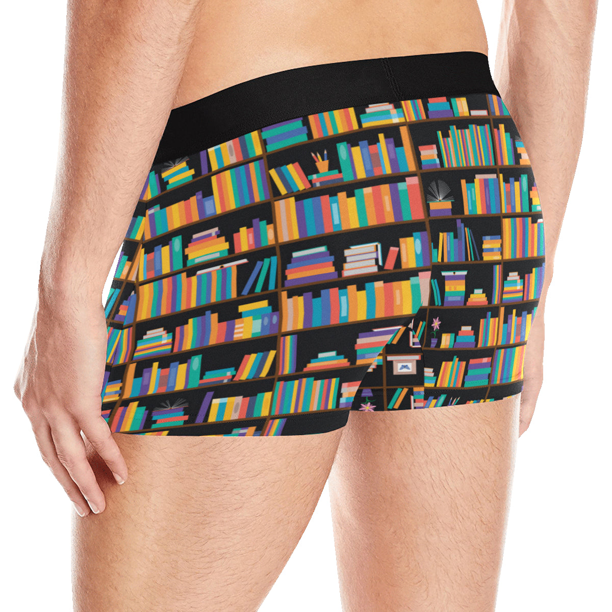Book Pattern Print Design 05 Men's Boxer Briefs