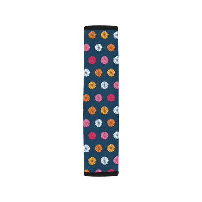 Gerberas Pattern Print Design GB06 Car Seat Belt Cover
