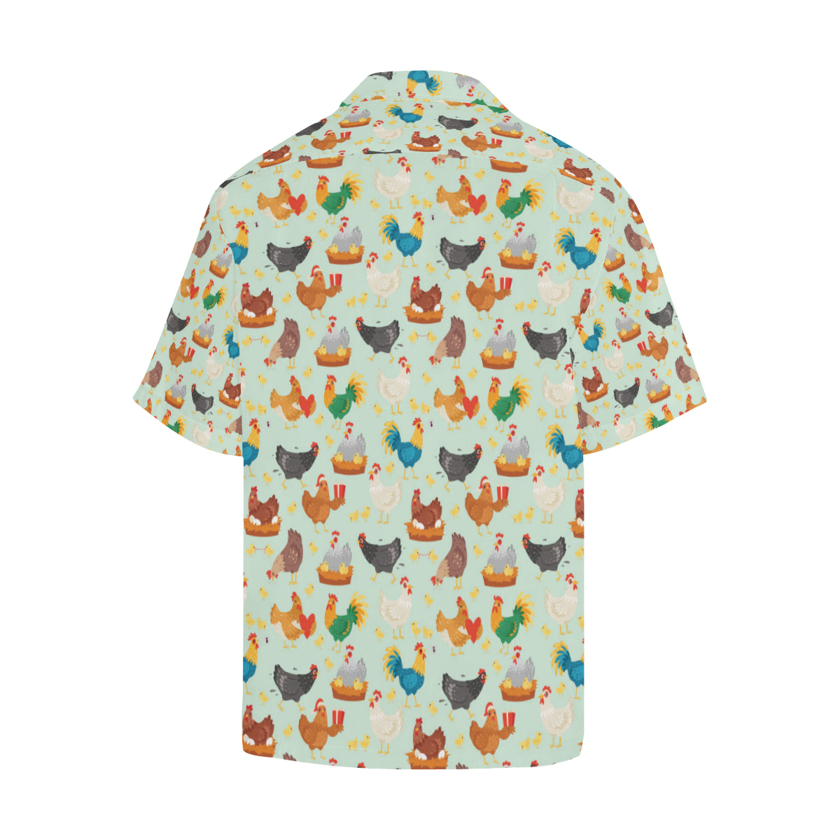 Chicken Pattern Print Design 07 Men's Hawaiian Shirt