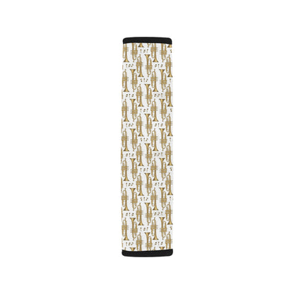 Trumpet with Music Note Print Car Seat Belt Cover