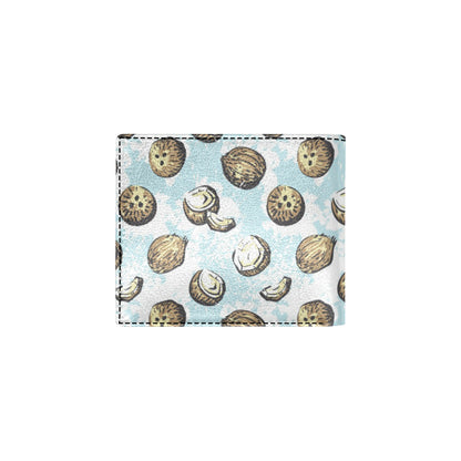 Coconut Pattern Print Design CN01 Men's ID Card Wallet