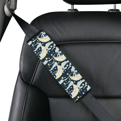 Rabbit Sleeping Pattern Print Design RB08 Car Seat Belt Cover