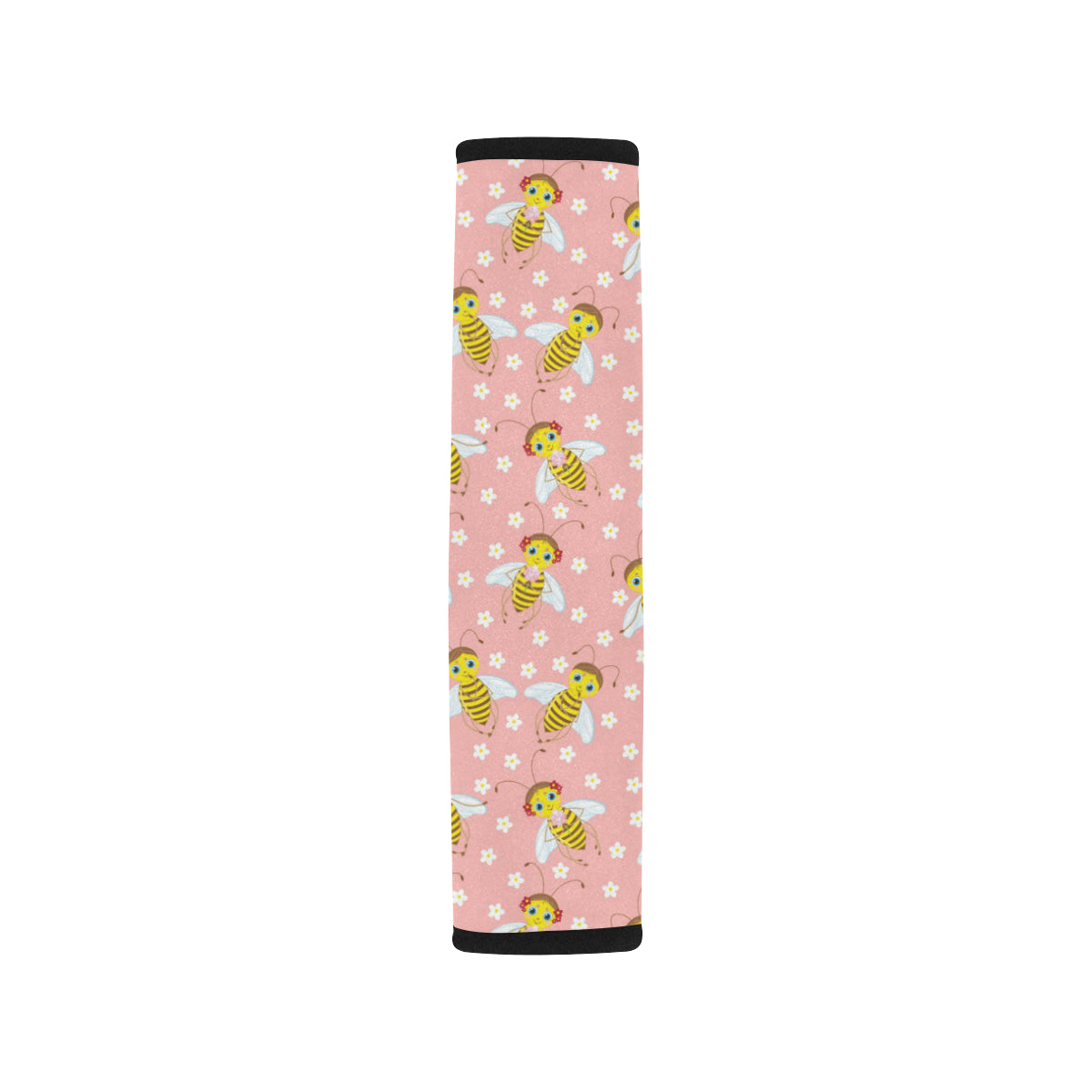 Bee Pattern Print Design BEE07 Car Seat Belt Cover