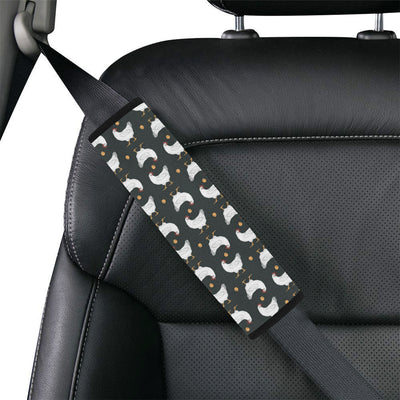 Chicken Pattern Print Design 06 Car Seat Belt Cover