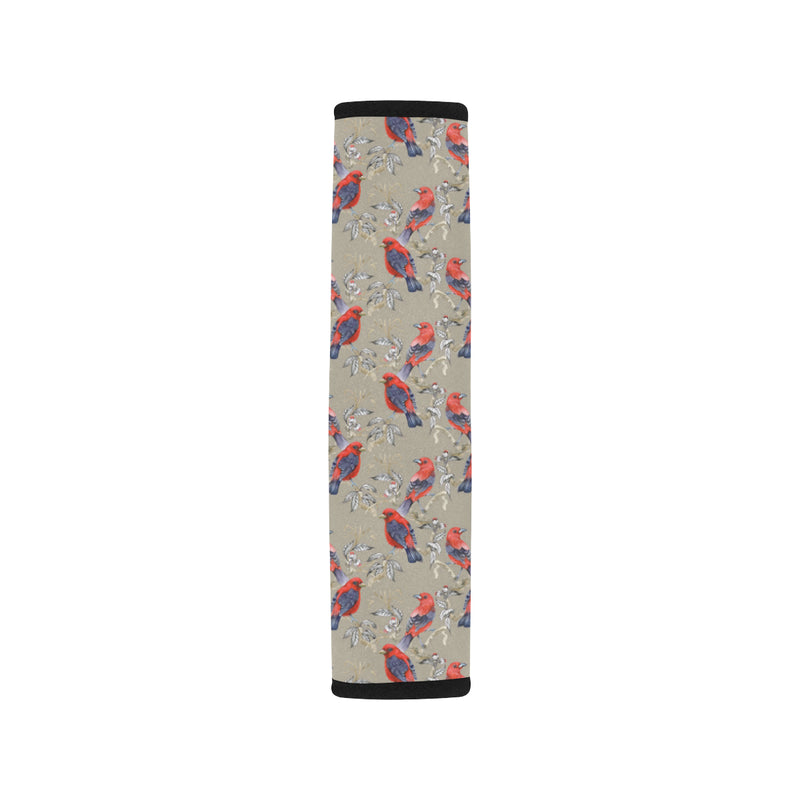 Birds Pattern Print Design 05 Car Seat Belt Cover