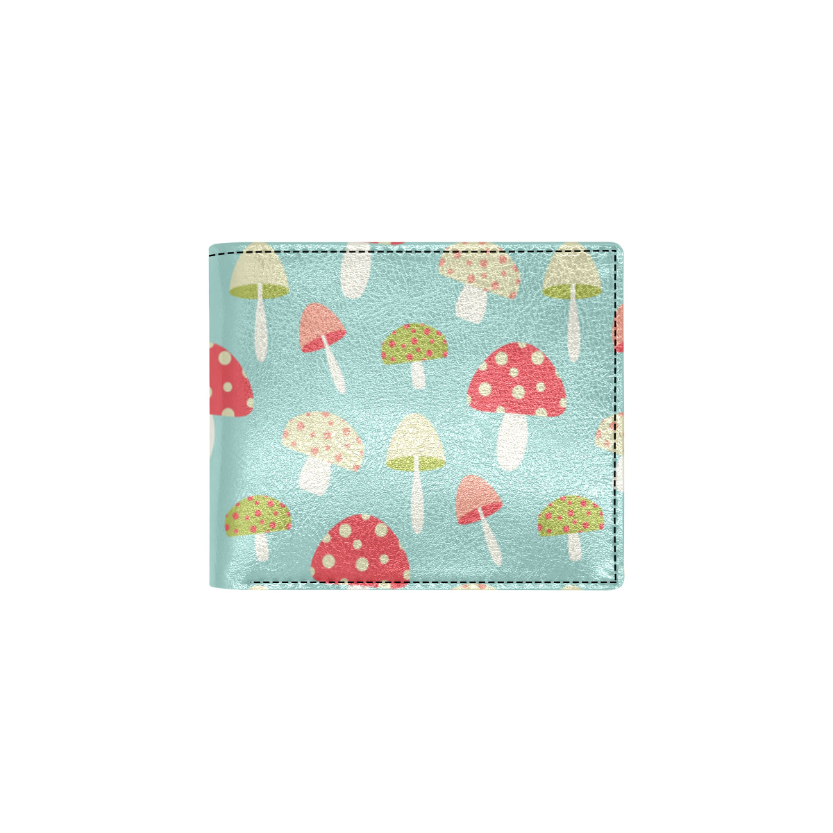 Mushroom Pattern Print Design A01 Men's ID Card Wallet