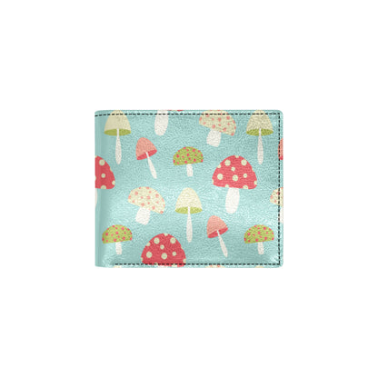 Mushroom Pattern Print Design A01 Men's ID Card Wallet