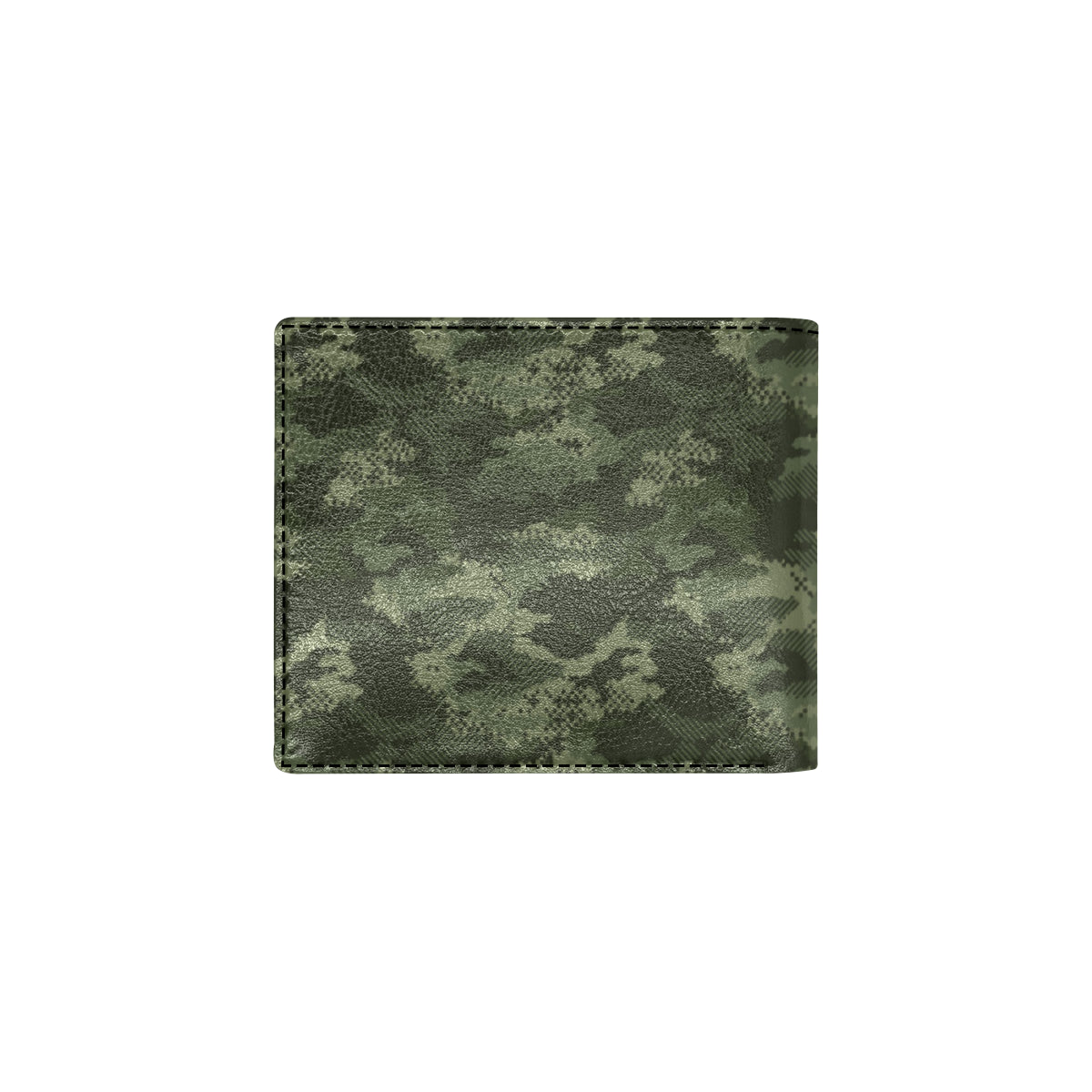 Army Camouflage Pattern Print Design 02 Men's ID Card Wallet