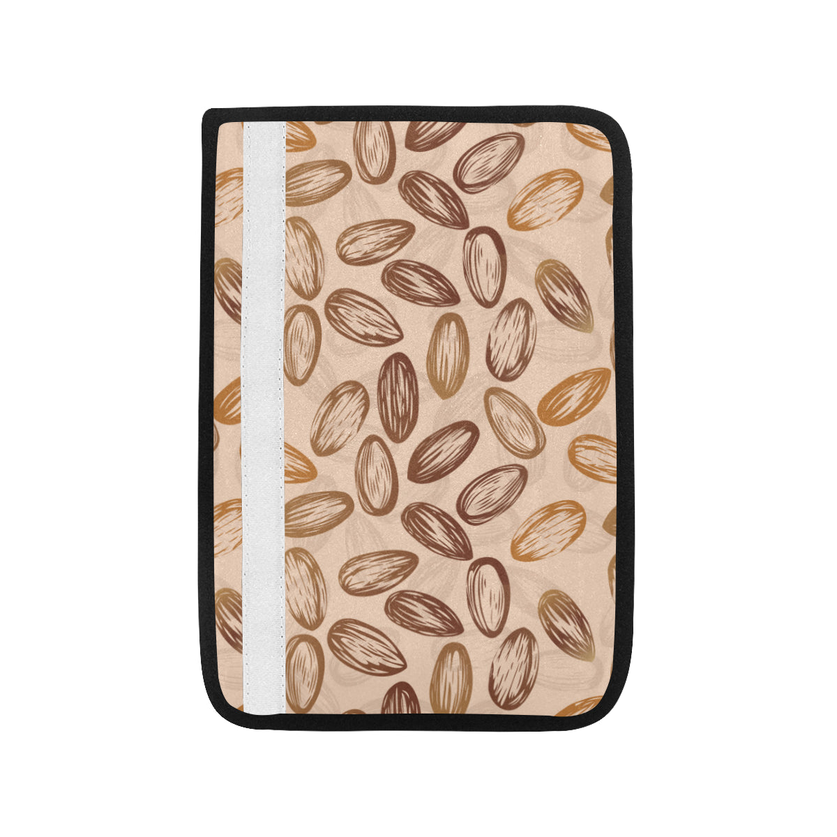 Almond Pattern Print Design 02 Car Seat Belt Cover