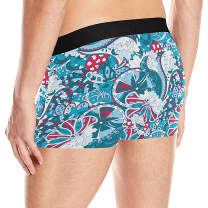 Funky Retro Pattern Print Design A05 Men's Boxer Briefs