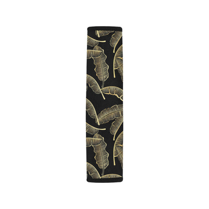 Banana Leaf Pattern Print Design BL07 Car Seat Belt Cover