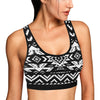 Tribal indians native aztec Sports Bra