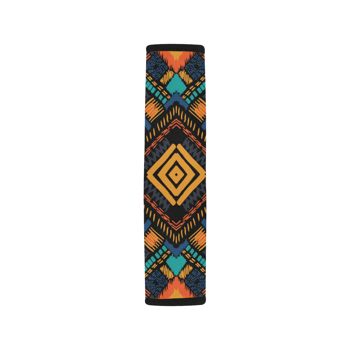 Kente Pattern Print Design 05 Car Seat Belt Cover