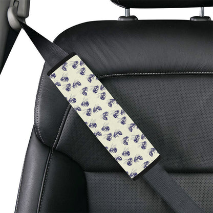 Bee Pattern Print Design 02 Car Seat Belt Cover
