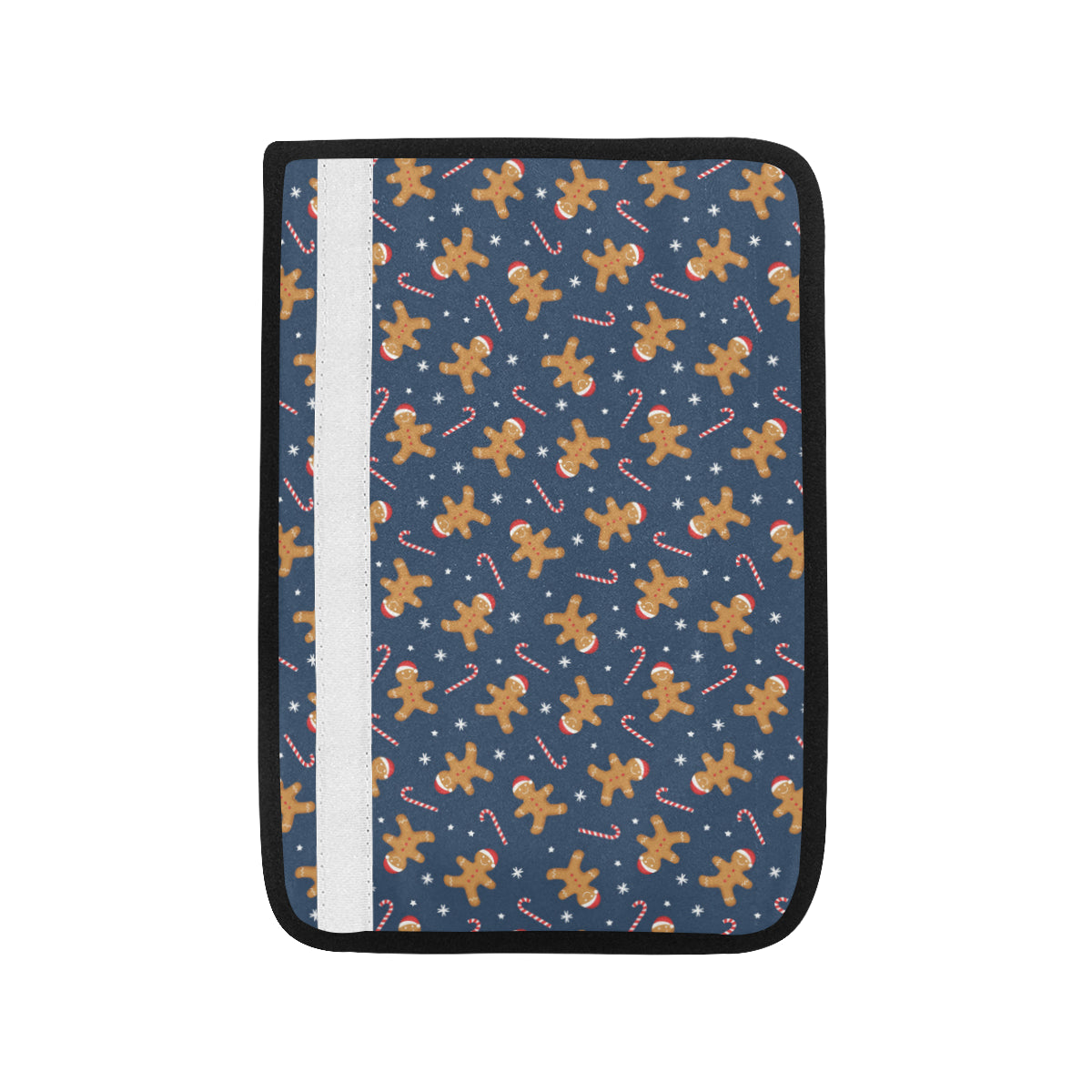 Gingerbread Pattern Print Design 01 Car Seat Belt Cover
