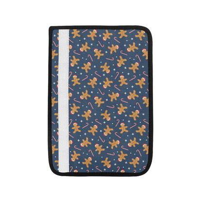 Gingerbread Pattern Print Design 01 Car Seat Belt Cover