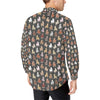 Alpaca Cute Design Themed Print Men's Long Sleeve Shirt