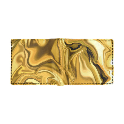 Liquid Pattern Print Design 03 Men's ID Card Wallet