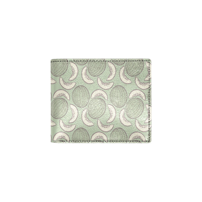 Cantaloupe Pattern Print Design 01 Men's ID Card Wallet
