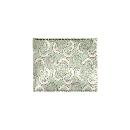Cantaloupe Pattern Print Design 01 Men's ID Card Wallet