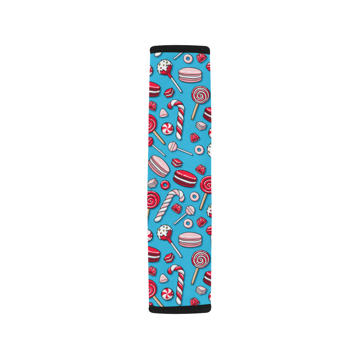 Candy Pattern Print Design 05 Car Seat Belt Cover