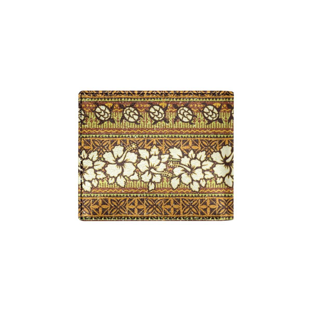 Hawaiian Themed Pattern Print Design H015 Men's ID Card Wallet