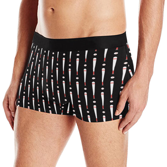 Baseball Pattern Print Design 03 Men's Boxer Briefs